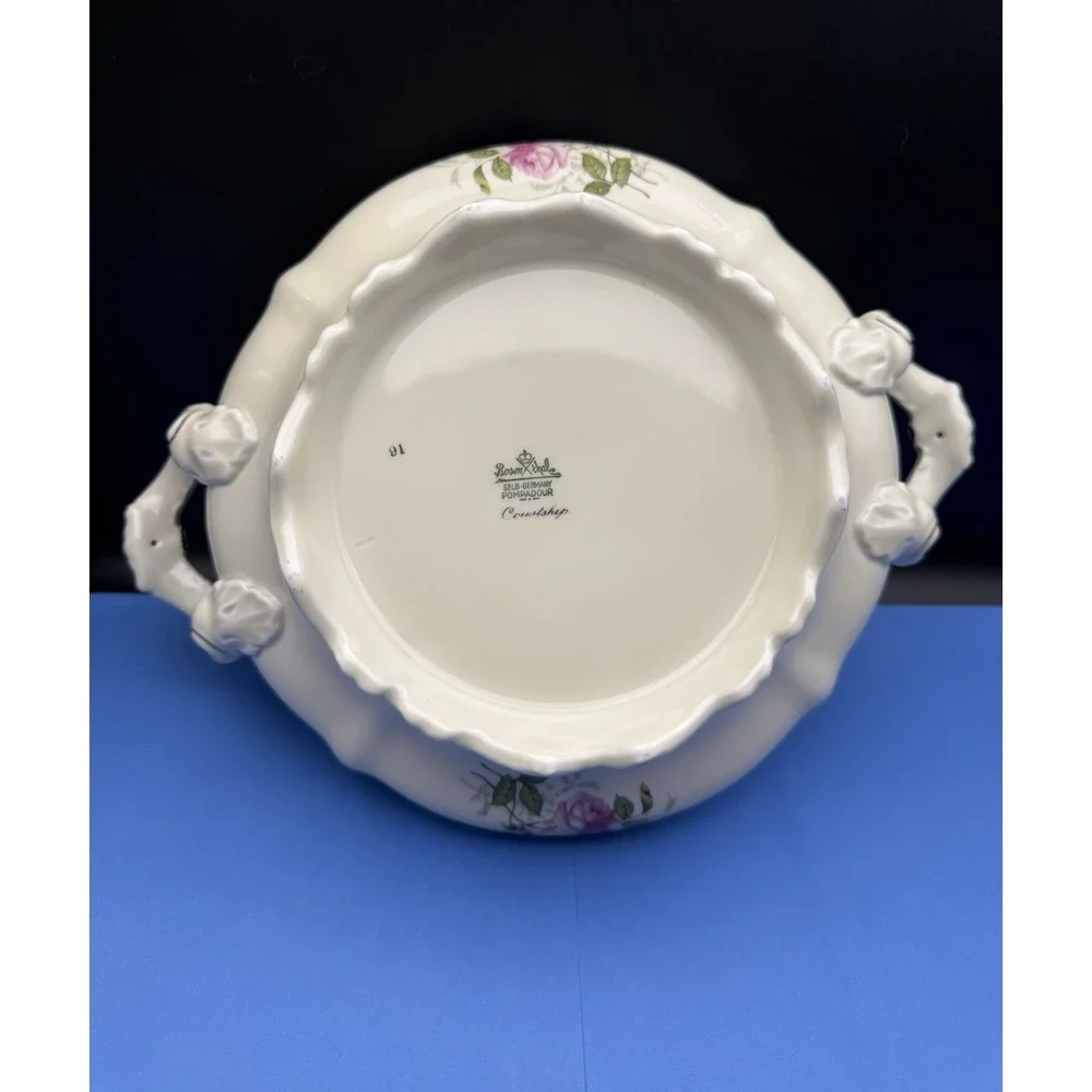 Vintage Rosenthal Fine China Courtship Covered Serving Bowl